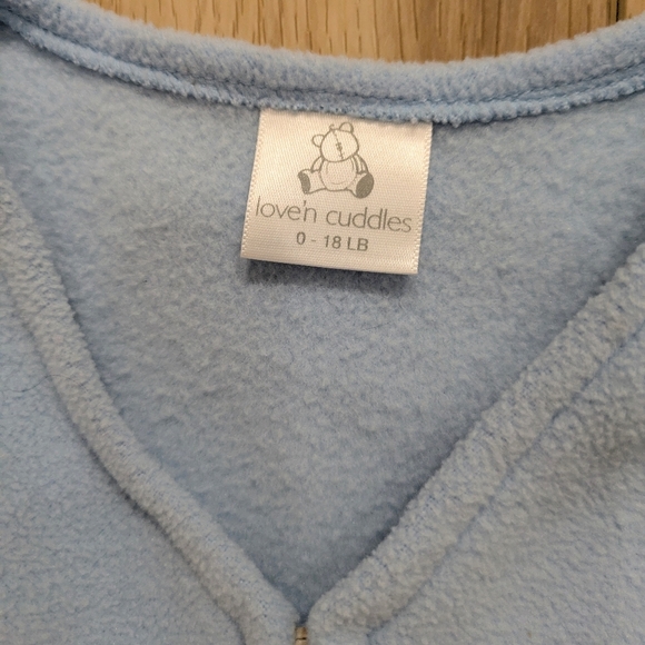 Sears Baby Embroidered Fleece Sleep Sack - Picture 3 of 4